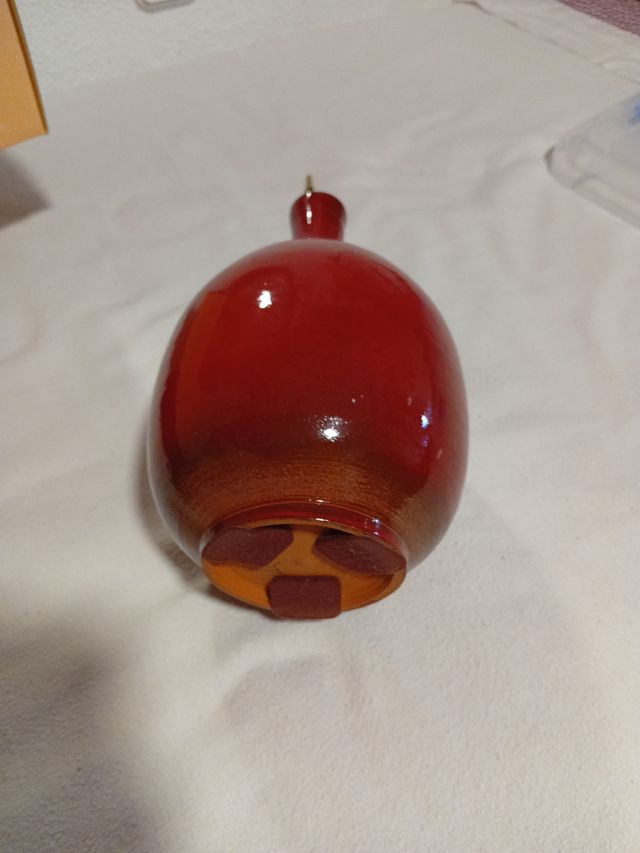 Jarrón Valls Rojo Cerámica