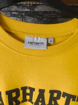 Sudadera Carhartt Amarilla Talla M