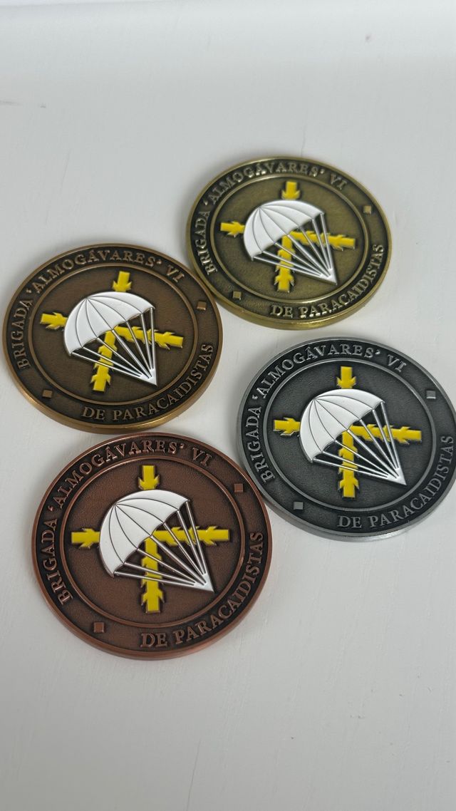 Lote 4 Monedas Brigada Almogávares VI