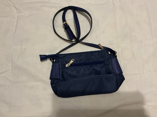 Bolsa transversal azul