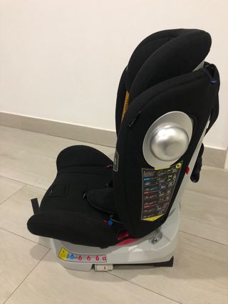 Silla coche bebé negra