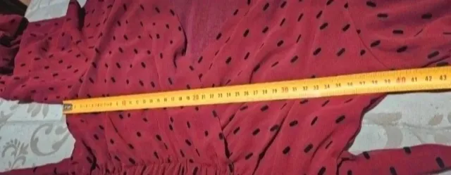 Vestido mujer burdeos