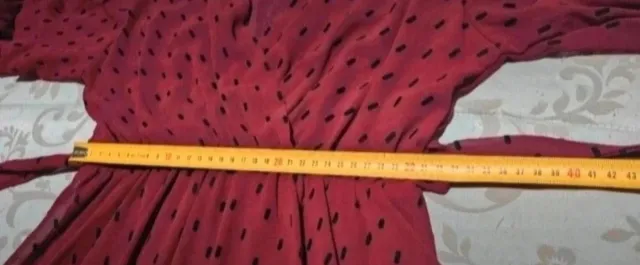 Vestido mujer burdeos