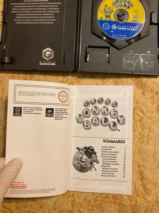 Super Monkey Ball Nintendo GameCube PAL Ita Compl.