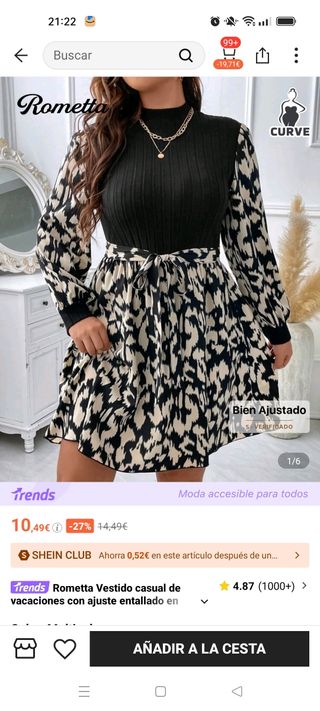 Vestido Rometta Talla XXXL
