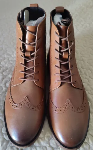 Botas de piel marrones T45 NUEVAS