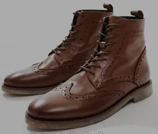 Botas de piel marrones T45 NUEVAS