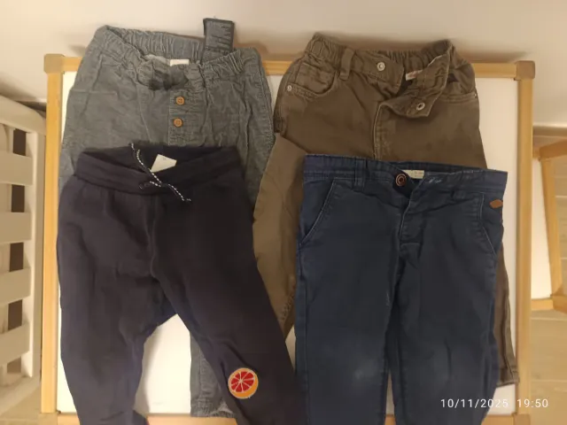 Lote de pantalones infantiles 18/ 24 meses