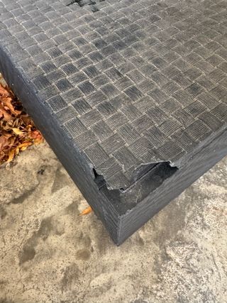 Conjunto Muebles Exterior Ratán Negro