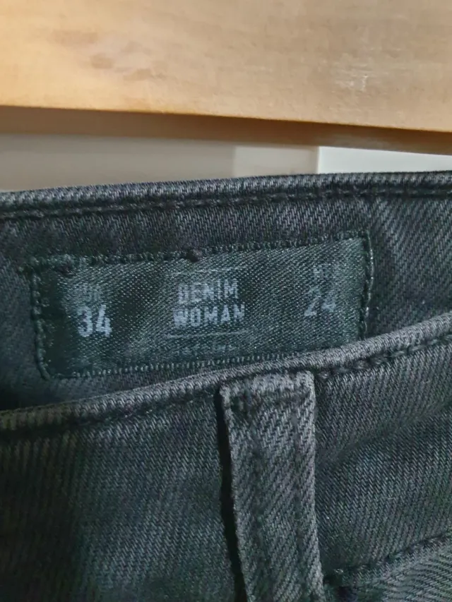 Pantalón vaquero Lefties mujer negro