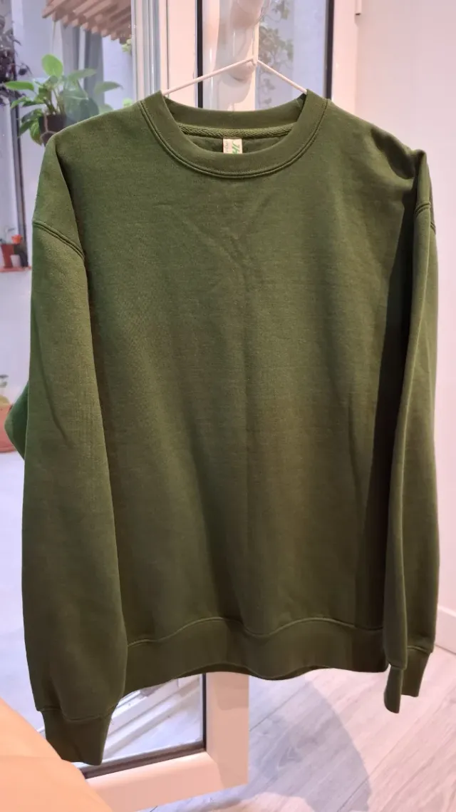 Sudadera verde