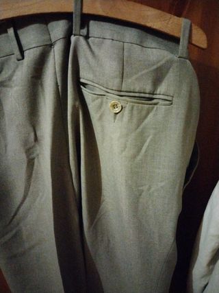 Americana MACSON Beige Algodón Lino Talla 50