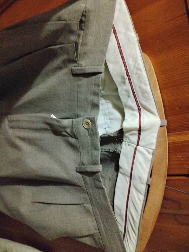 Traje MACSON Beige Algodón Lino Talla 50