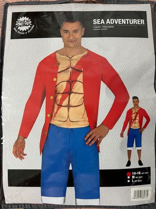 Disfraz Sea Adventurer Talla S (para 13 / 14 años)