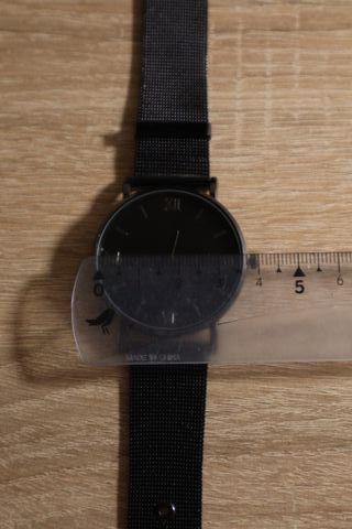 Reloj Cuarzo Ultrafino Negro