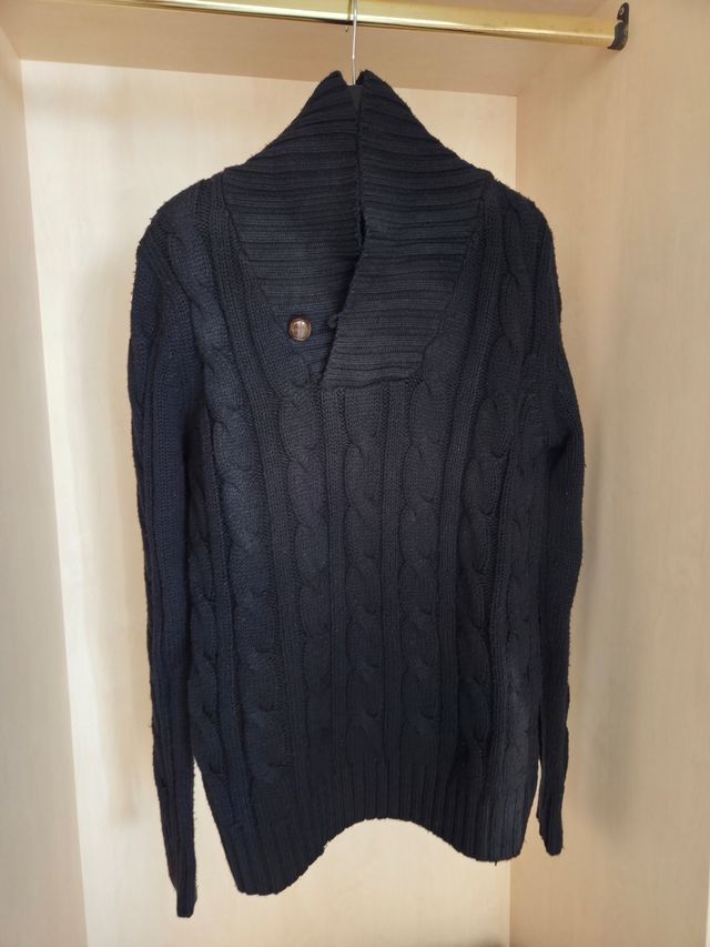 Jersey de hombre negro talla L