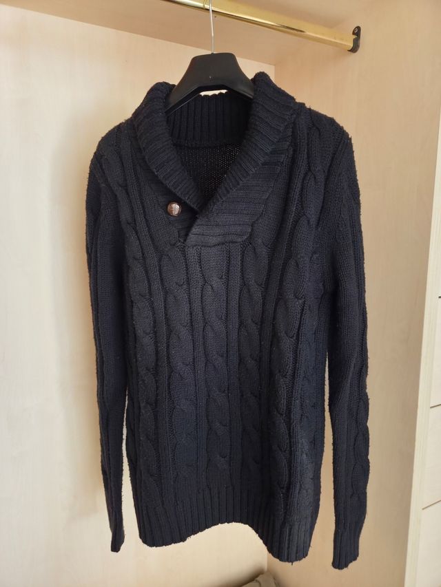 Jersey de hombre negro talla L