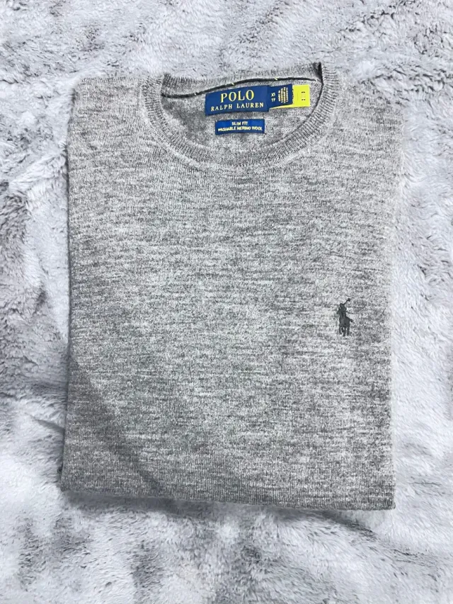 Jersey Polo Ralph Lauren Gris Talla XS