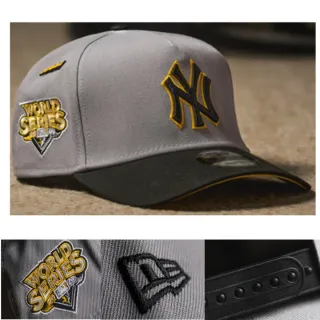 Gorra New Era Yankees World Series Gris/Negra
