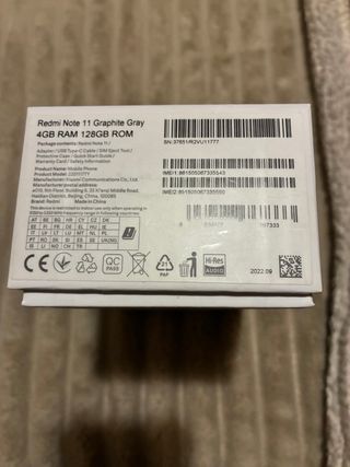 Telefono Xiaomi Redmi Note 11 Nero