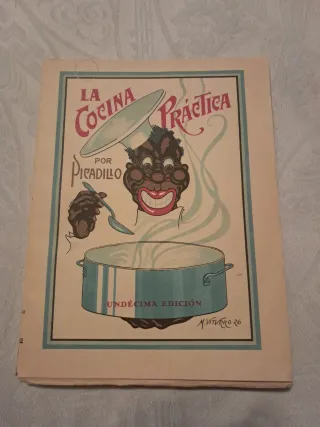 Libro antiguo La cocina práctica, de Picadillo