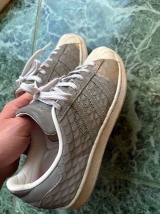 Adidas Superstar fluo grigio taglia 38