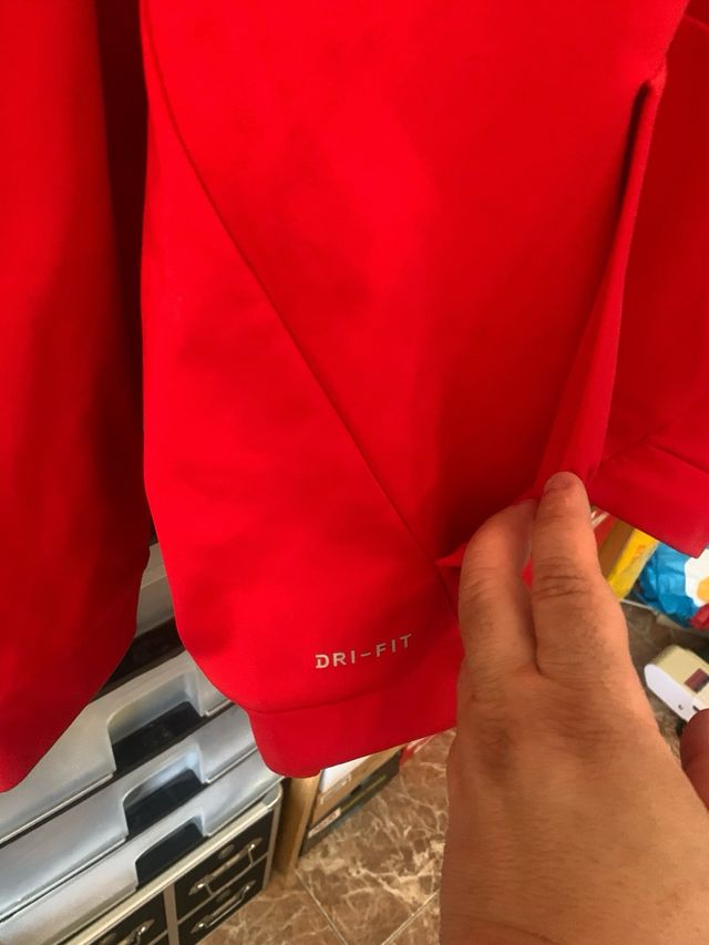 Sudadera Nike Roja con Cremallera