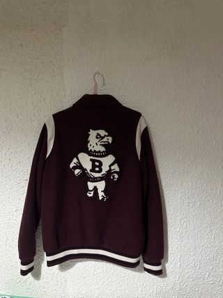 Chaqueta bomber Bershka 00 morada