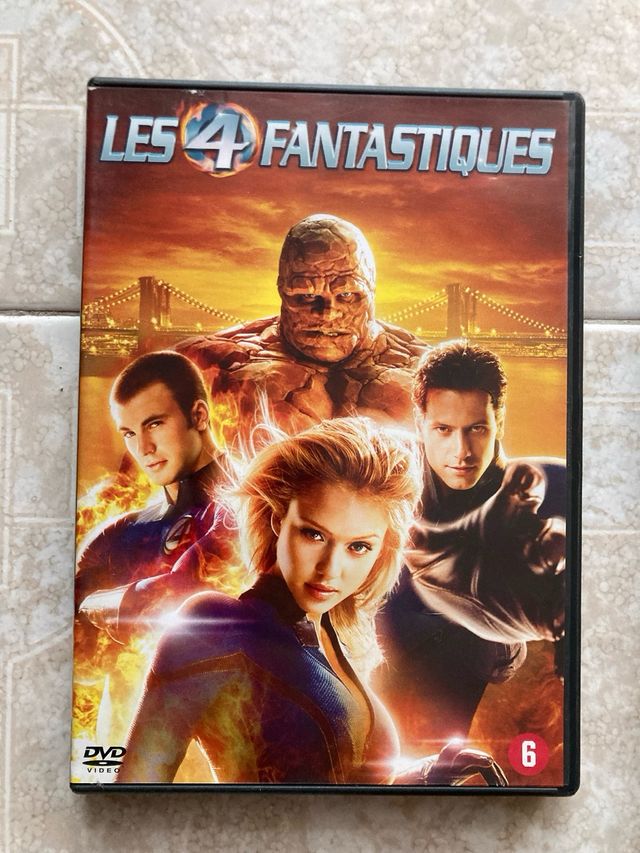 Lote 6 Filmes DVD: Fantásticos, Daredevil, Bionicl