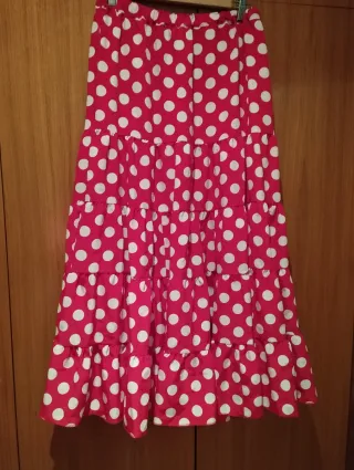 Falda Flamenca Rociera Lunares