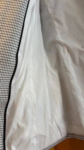 Traje Orsay cuadros blanco y negro