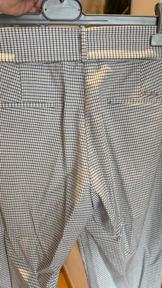 Traje Orsay cuadros blanco y negro