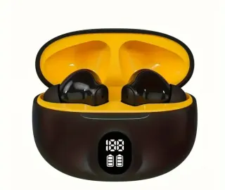 Auriculares Inalámbricos Bluetooth Negro/Amarillo