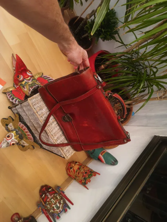 Valigetta per avvocato in pelle a tracolla