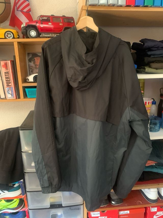 Cortavientos Adidas Negro/Gris