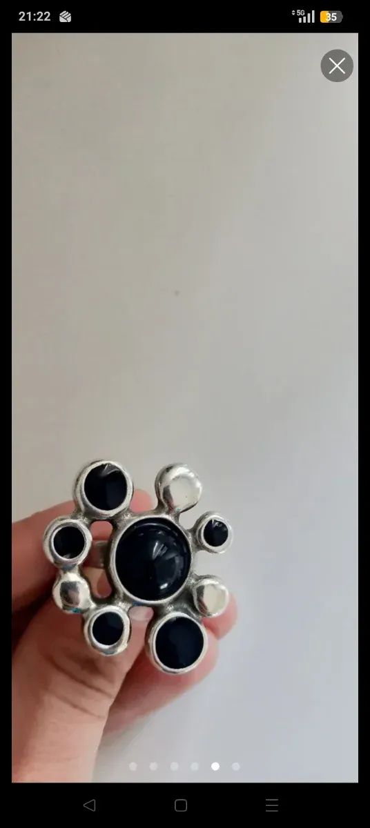 Anillo Ciclón Plata