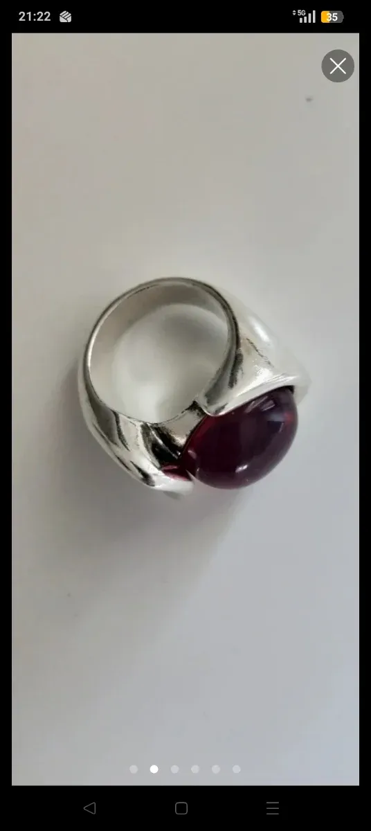 Anillo Ciclón Plata