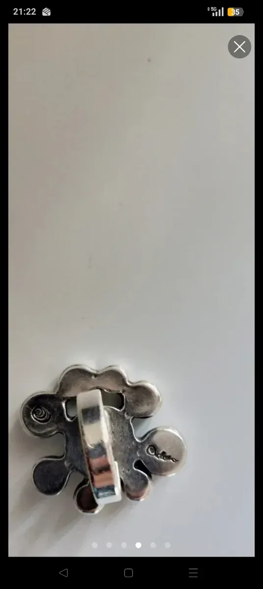 Anillo Ciclón Plata