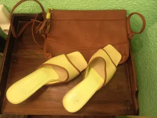 Sandalias y Cartera Lino Pucci