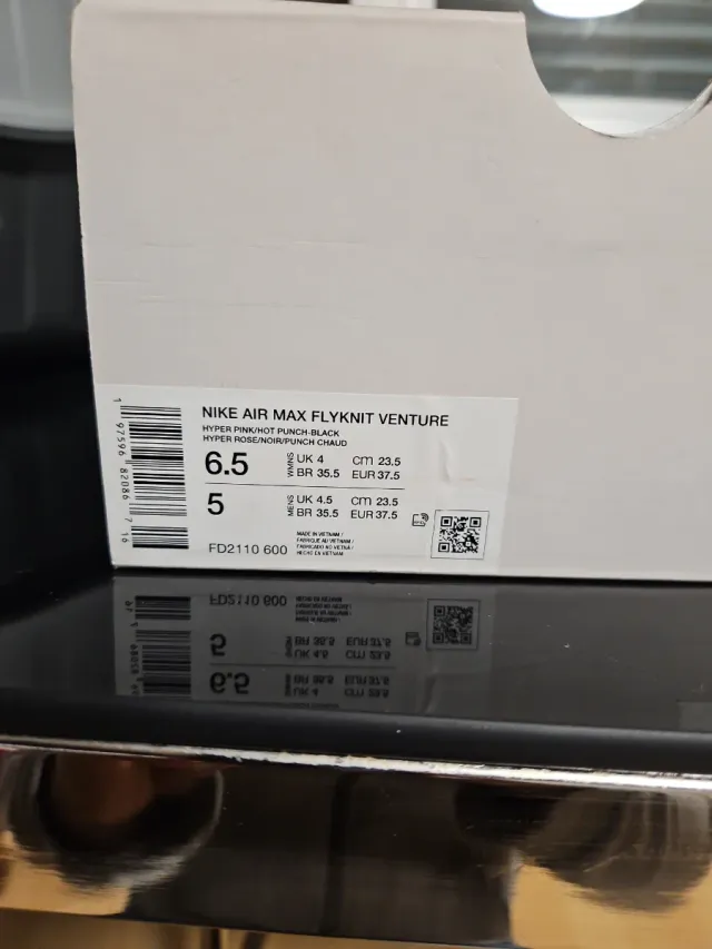 Nike Air Max Flyknit Venture Naranja Rosa