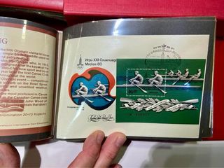 Álbum Sellos FDC Moscú 1980 Olimpiadas