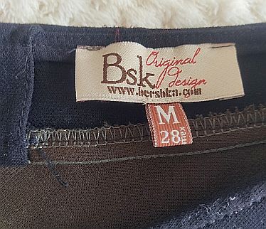 Vestido Chocolate y Negro Talla M