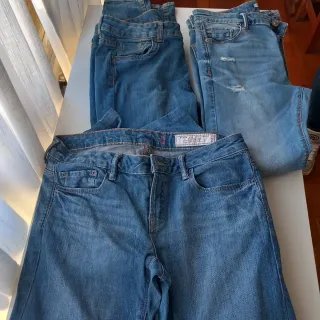 Pantalones vaqueros azules