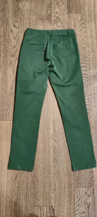 Pantaloni verde oliva da ragazzo Made in Italy