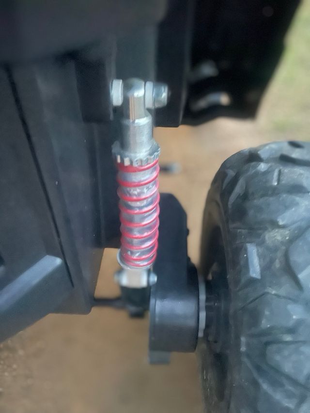 Buggy eléctrico azul UTV-MX 12V de dos plazas