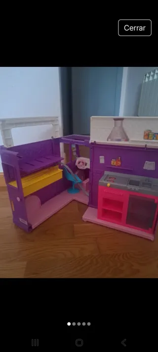 Camión Food Truck Barbie Morado