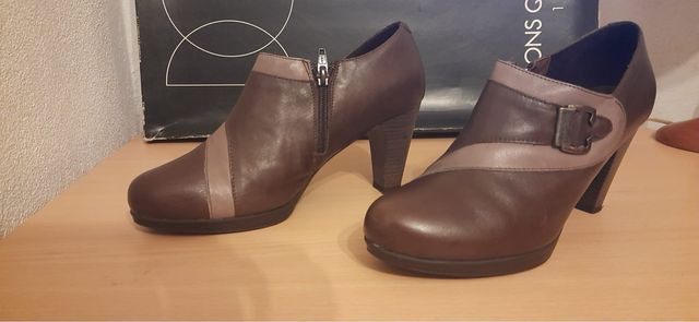 Botines de piel talla 38