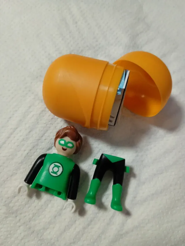 Linterna Verde Playmobil DC Kinder Sorpresa