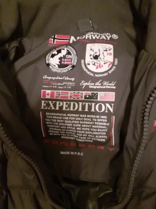 Chaqueta Geographical Norway verde Talla XL