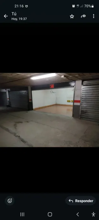 2 plazas garaje en cochera individual zona tejares